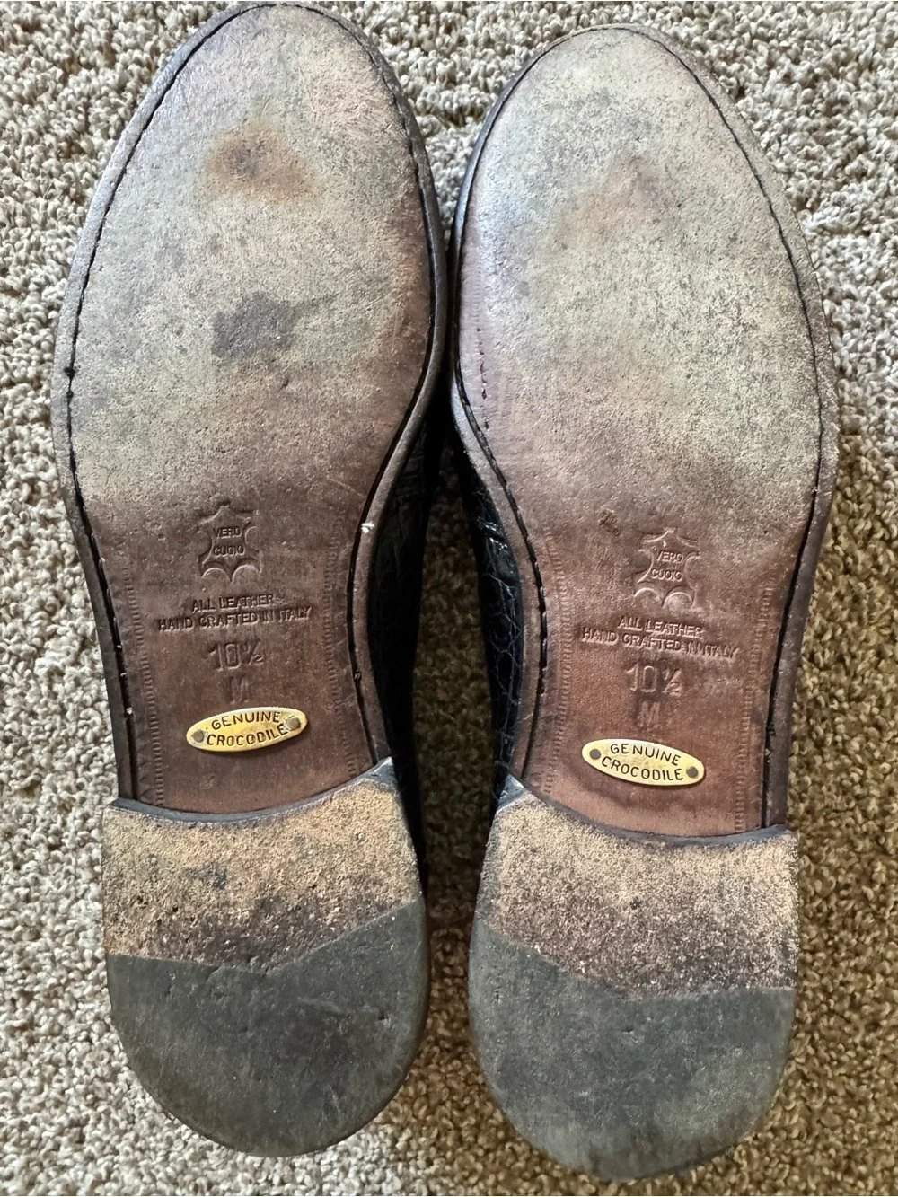 Zelli genuine crocodile